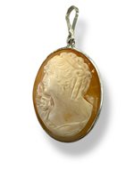 Colgante Mandile 1922 Mujer Cammei  in Plata Conchiglia 2MCICM93